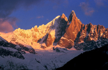 Named contemporary work « Mont blanc. Chamonix », Made by DOMINIQUE LEROY