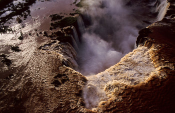 Named contemporary work « Chutes Iguaçu. Coté Brésil », Made by DOMINIQUE LEROY