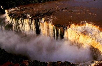 Contemporary work named « Iguazu Falls 2 », Created by DOMINIQUE LEROY