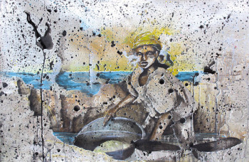 Named contemporary work « The riverside », Made by SARDOINE MIA