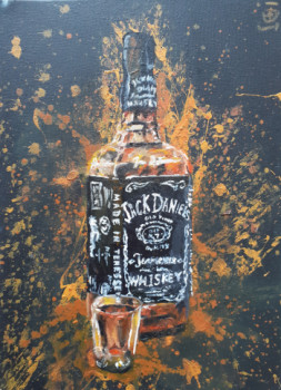 Contemporary work named « Jack Bottle », Created by GRIFTER