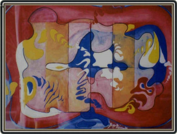 Contemporary work named « Grande Variation II - 1976 », Created by JEAN PIERRE  BERTAINA