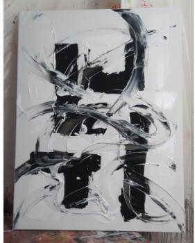 Named contemporary work « Tableau moderne abstrait 57 », Made by PATRICE PAINTING