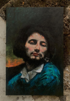 Named contemporary work « D’après Courbet », Made by PAULIN TACHET