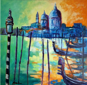 Named contemporary work « Venice in Love », Made by PATRICK BRIERE