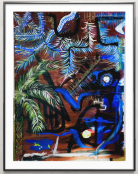 Named contemporary work « THE PALM », Made by JAG