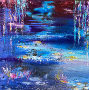 Named contemporary work « Bleu vérité », Made by DOMASSINI