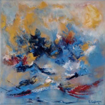 Contemporary work named « Entre ciel et terre », Created by MYRIAM CARBONNIER