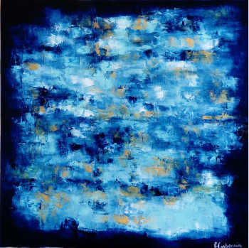 Contemporary work named « L'heure bleue », Created by MYRIAM CARBONNIER