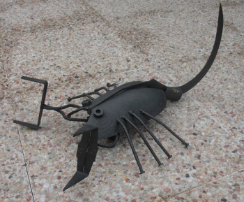 Named contemporary work « scorpion 2 », Made by DOMINIQUE VELLERET