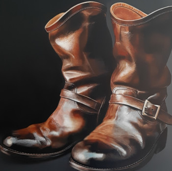 Named contemporary work « Les bottes », Made by ALDE