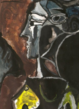 Named contemporary work « femme picasso », Made by MICKAëL NAïM