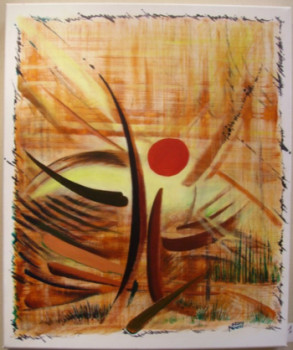 Contemporary work named « Esprit d'Afrique », Created by STAN NOUREL