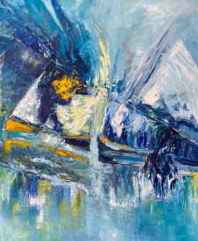 Contemporary work named « TEMPETE », Created by DRAGACCI