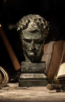 Named contemporary work « Buste Napoléon en Bronze », Made by ATELIER MISSOR