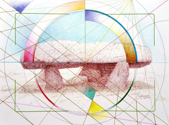 Named contemporary work « lieux du temps 2 », Made by FERREIRA-ROCHA  /  LUARFR