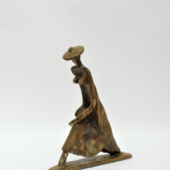 Contemporary work named « La femme qui marche (n° 283) », Created by DIDIER FOURNIER