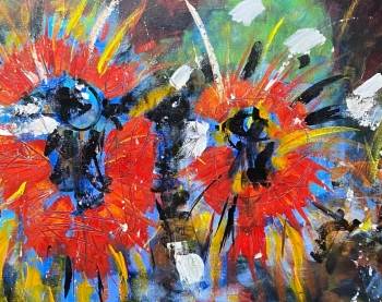 Named contemporary work « CARNAVAL RIO », Made by DANY LACHAUD