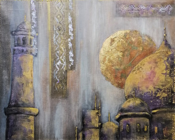 Named contemporary work « Taj-Mahal (VENDU) », Made by ANNE ROBIN
