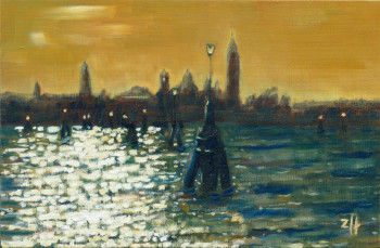 Contemporary work named « Venezia 2 », Created by JEAN-FRANçOIS ZANETTE