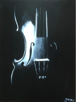 Named contemporary work « Le violon », Made by PATRICIA DELEY