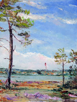 Contemporary work named « Le cap Ferret », Created by MICHEL HAMELIN