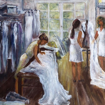 Named contemporary work « "En coudre… et en découdre ! " », Made by MARYSE CHEVALLET