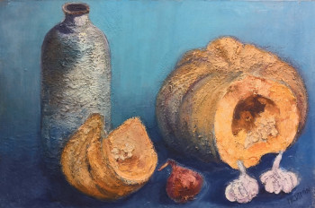 Named contemporary work « Nature morte aux aux. », Made by PHILIPPE JAMIN