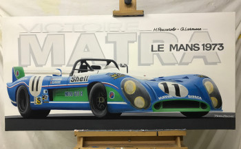 Contemporary work named « MATRA - 24 H DU MANS », Created by DOM