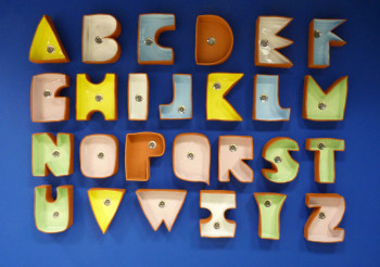 Contemporary work named « Alphabet (série Tabl'eau) », Created by LAURENT LASSOURCE