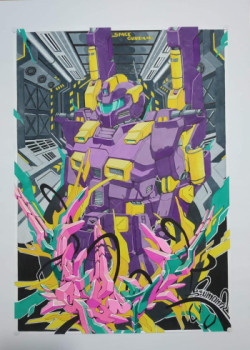 Named contemporary work « Space Gundam », Made by SEUM