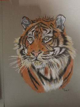 Contemporary work named « TIGRE », Created by SYLOU