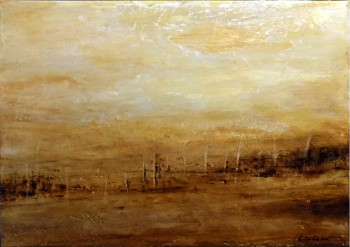 Contemporary work named « Jaune Forêt », Created by PIERRE-JEAN LIEVAUX
