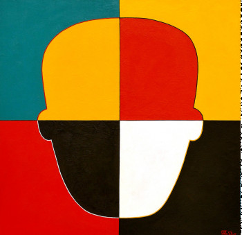 Contemporary work named « World Face », Created by CLAUDE LAURENT