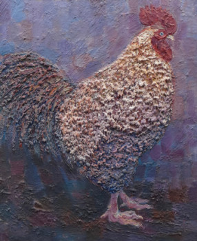 Contemporary work named « Le coq », Created by PHILIPPE JAMIN