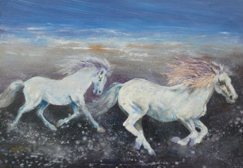 Contemporary work named « Camargue », Created by PHILIPPE JAMIN