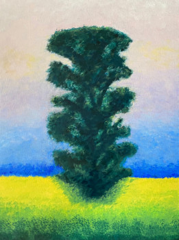 Contemporary work named « L'arbre », Created by CRISTINA MURAT ART