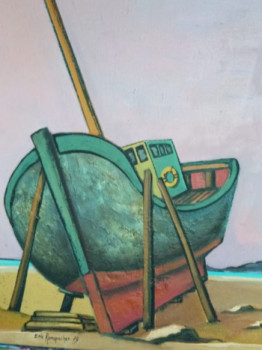 Named contemporary work « BATEAU », Made by RAMSERIC