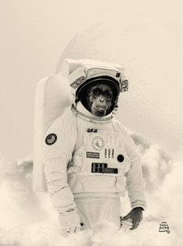 Contemporary work named « SpaceConqueror », Created by BASTIEN BOSTON