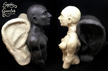Contemporary work named « L'écoute donne des ailes », Created by SOPHIE GUERLAIS