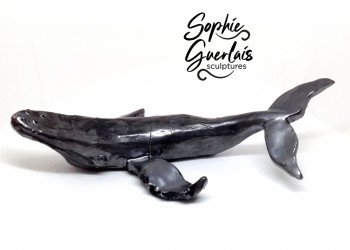 Contemporary work named « Baleine à bosse », Created by SOPHIE GUERLAIS