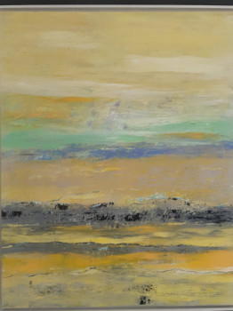 Named contemporary work « LES VAGUES », Made by DANIèLE MERCIER-LUTZ