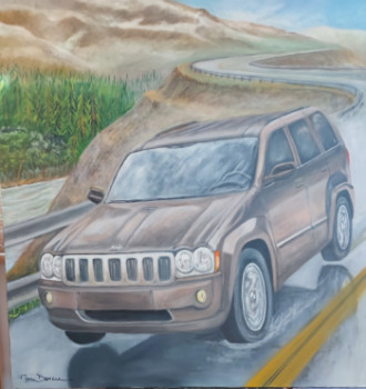Named contemporary work « " Grand Cherokee.." », Made by MARC DANCRE