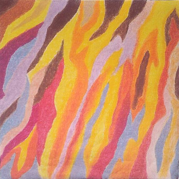 Contemporary work named « "Flammes" », Created by GINNA