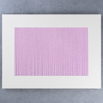 Contemporary work named « Vibration "Ma/Ok" - Violet/Rose », Created by SVEN BJöRN FI