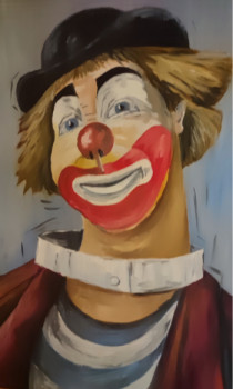 Named contemporary work « "LE clown.." », Made by MARC DANCRE