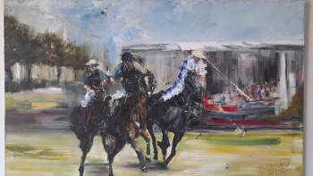 Contemporary work named « "POLO A GASSIN " », Created by RODRIGUE HORNEZ