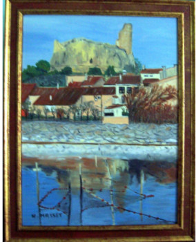 Named contemporary work « Reflets à Gruissan », Made by NADINE MASSET