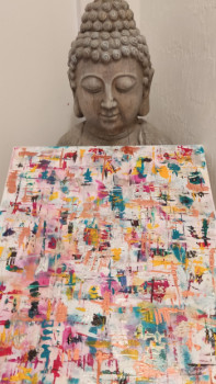 Named contemporary work « RENCONTRE - zen - », Made by FLORA