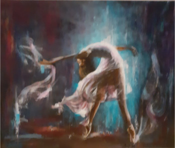 Contemporary work named « DANSE BLANCHE », Created by LLORET. M